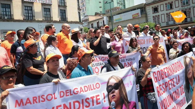 Protesta Movimiento Ciudadano en Xalapa